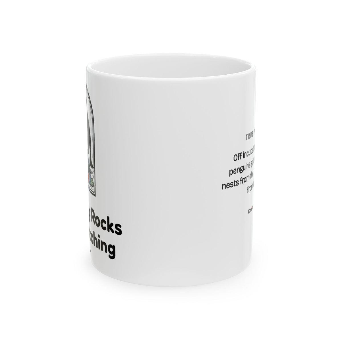 Rocks Since Hatching Mug by Chinstrap Collective