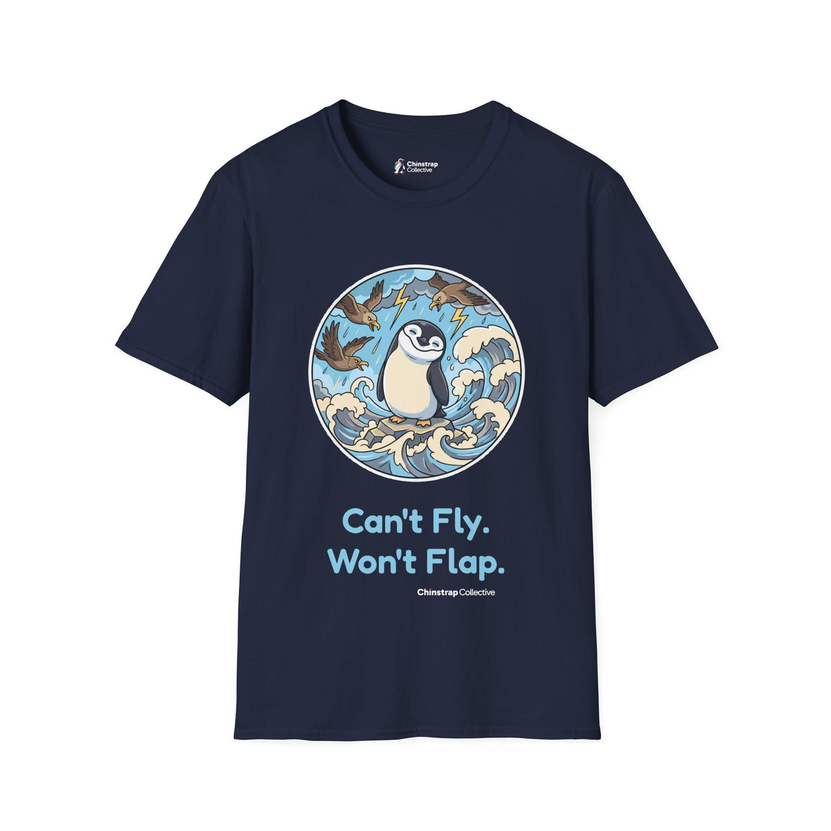 Unflappable T-Shirt, Cartoon Style, Lightweight Fabric