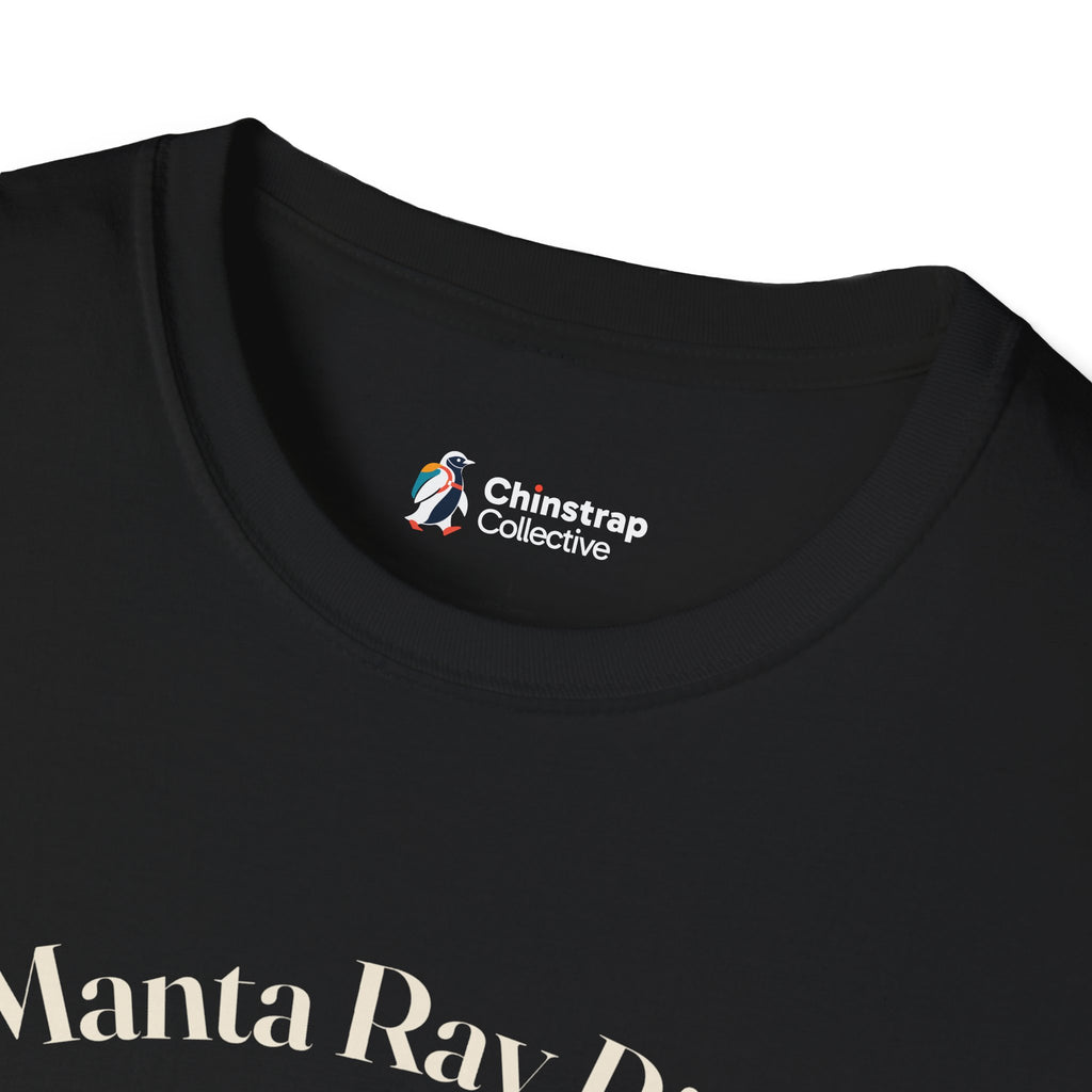 Manta Ray Meeting T-Shirt, Storybook Flat Style, Lightweight Fabric