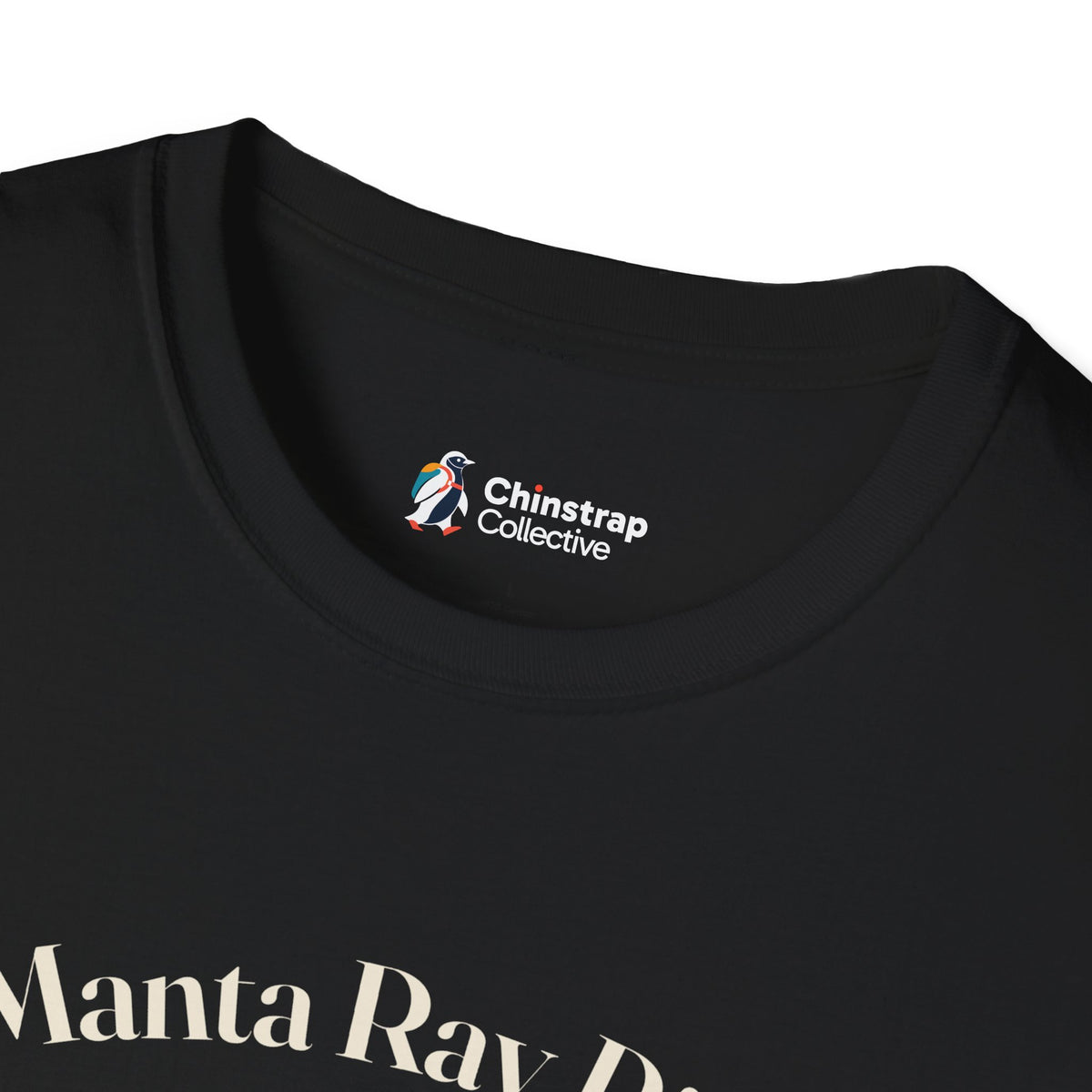Manta Ray Meeting T-Shirt, Storybook Flat Style, Lightweight Fabric
