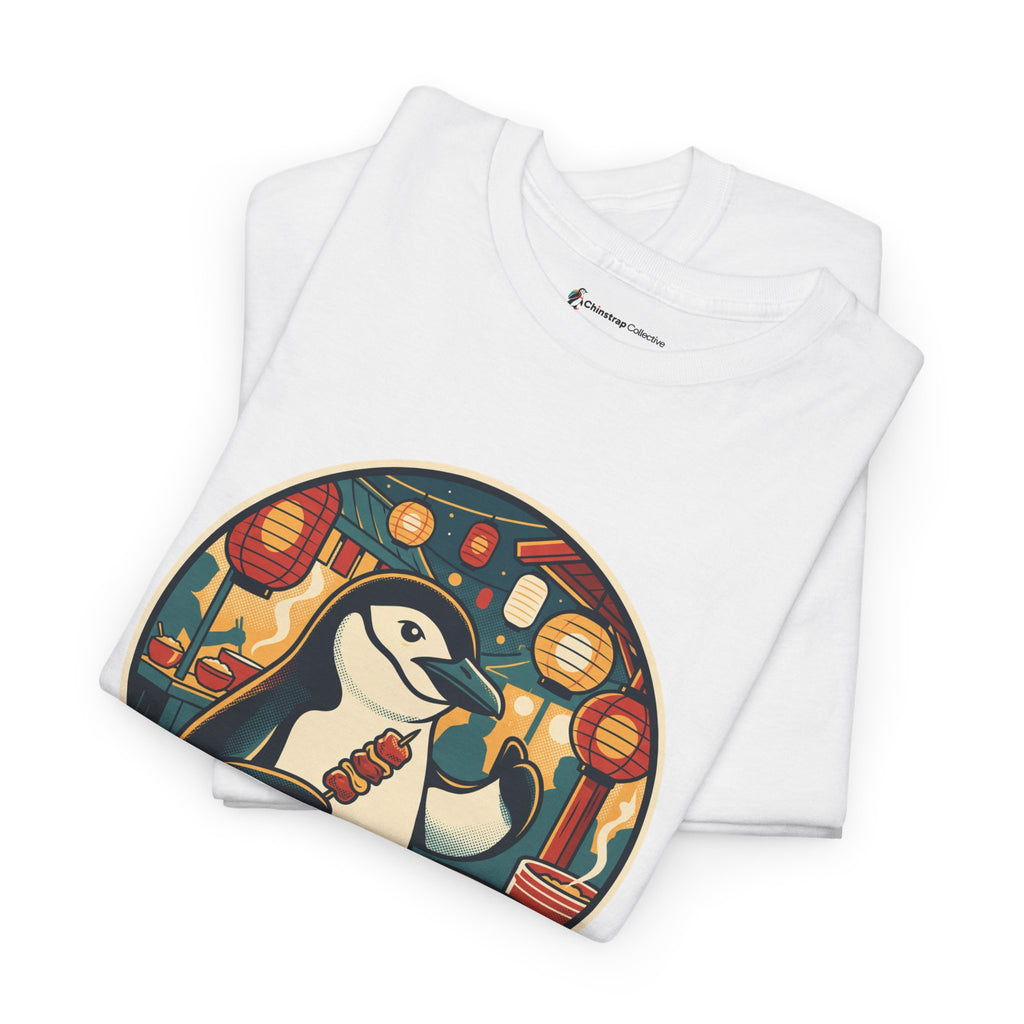 The Night Market Critic T-shirt in White, folded