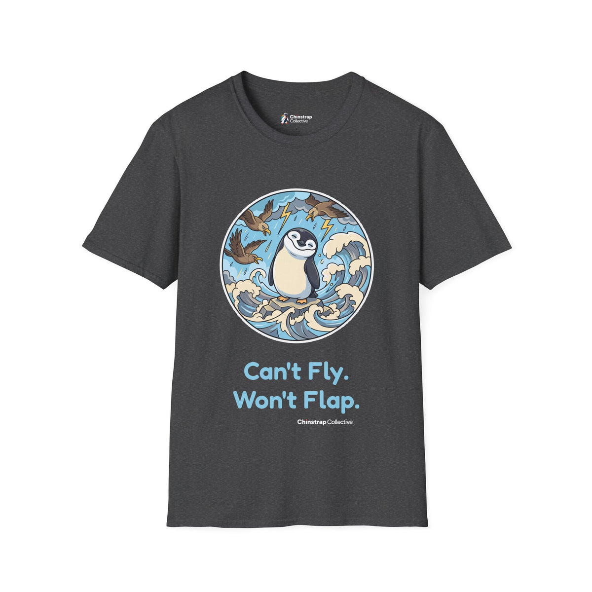 Unflappable T-Shirt, Cartoon Style, Lightweight Fabric