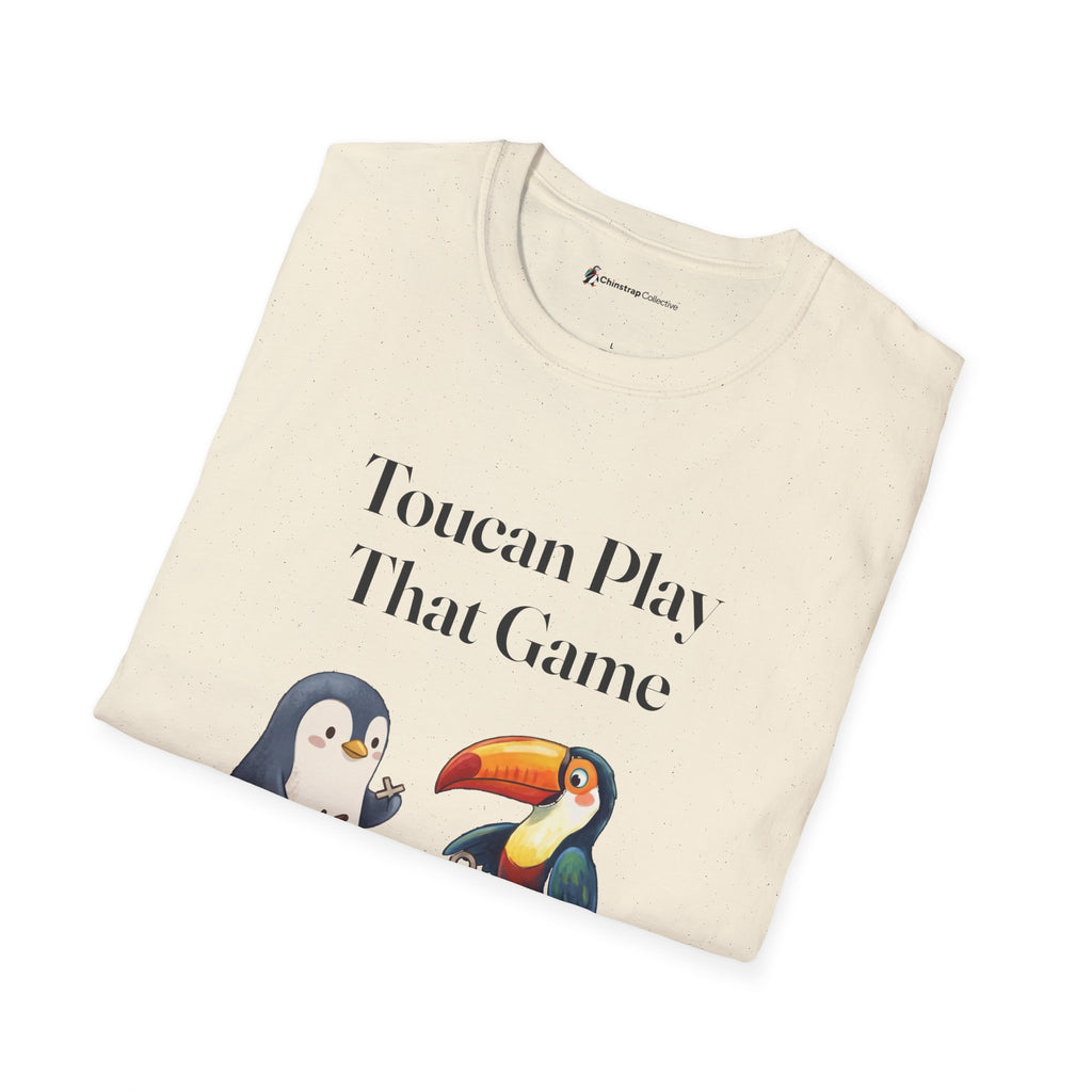 The Toucan Play That Game T-shirt in Natural, folded