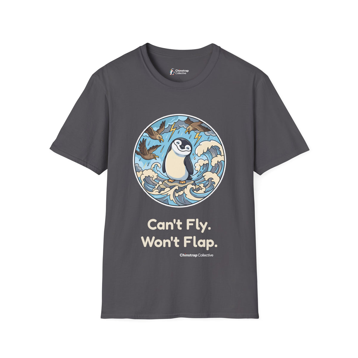 Unflappable T-Shirt, Cartoon Style, Lightweight Fabric
