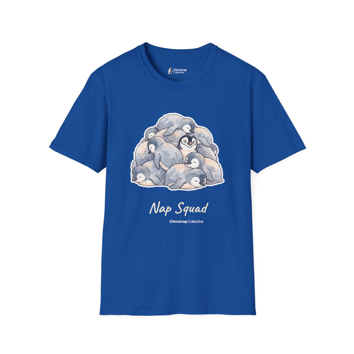 Nap Squad T-Shirt, Watercolour and Ink Style, Lightweight Fabric
