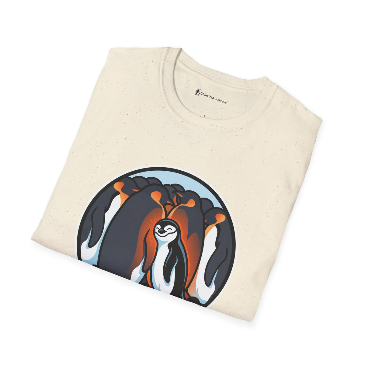 Borrowed Warmth T-Shirt, Bold Sticker Style, Lightweight Fabric