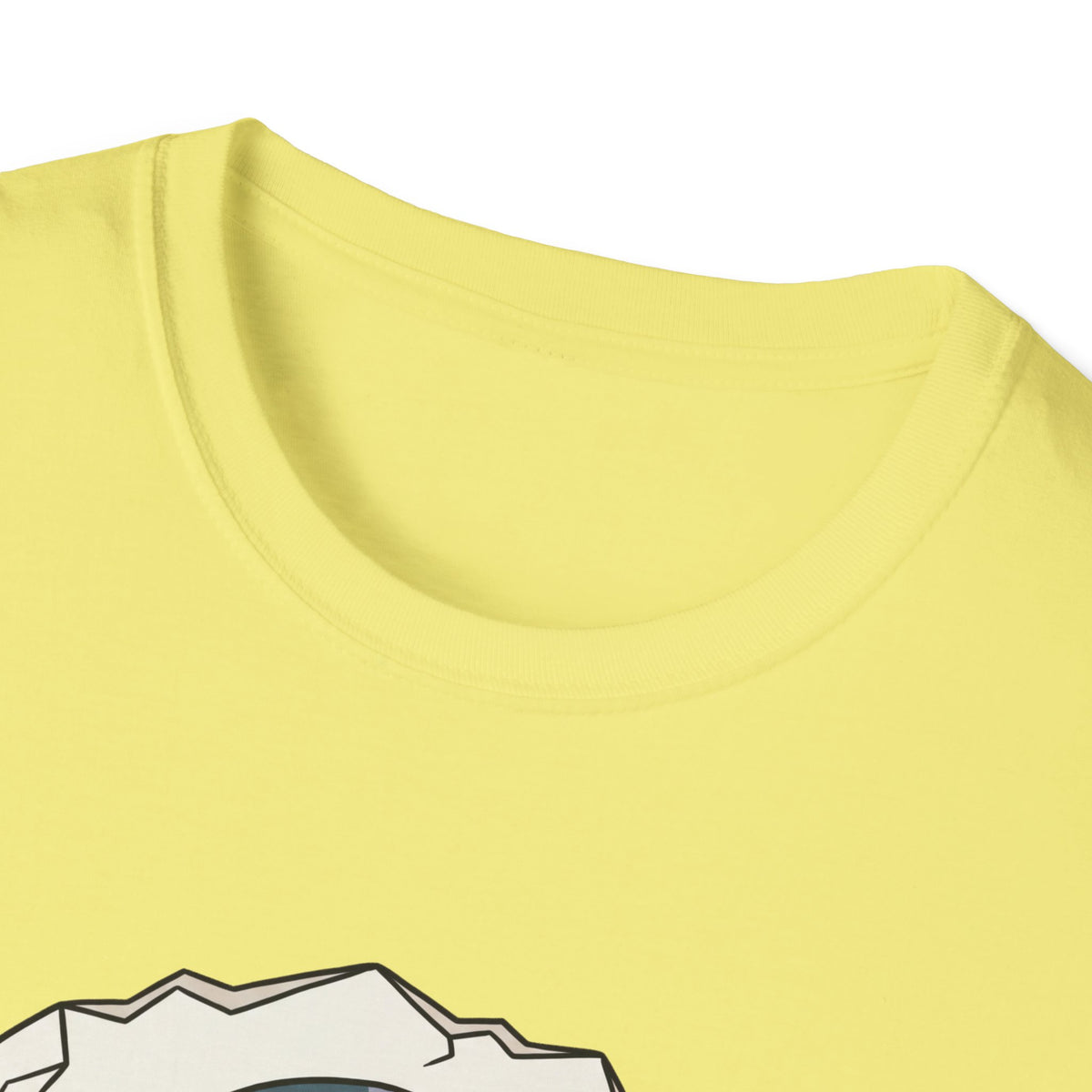 Not Fully Hatched T-Shirt, Storybook Flat Style, Lightweight Fabric