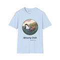 Otterly Chill T-Shirt, Storybook Flat Style, Lightweight Fabric