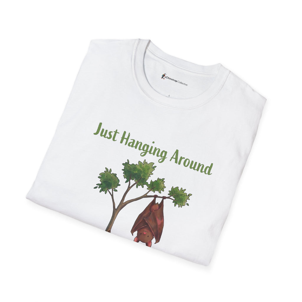 The Just Hanging Around T-shirt in White, folded