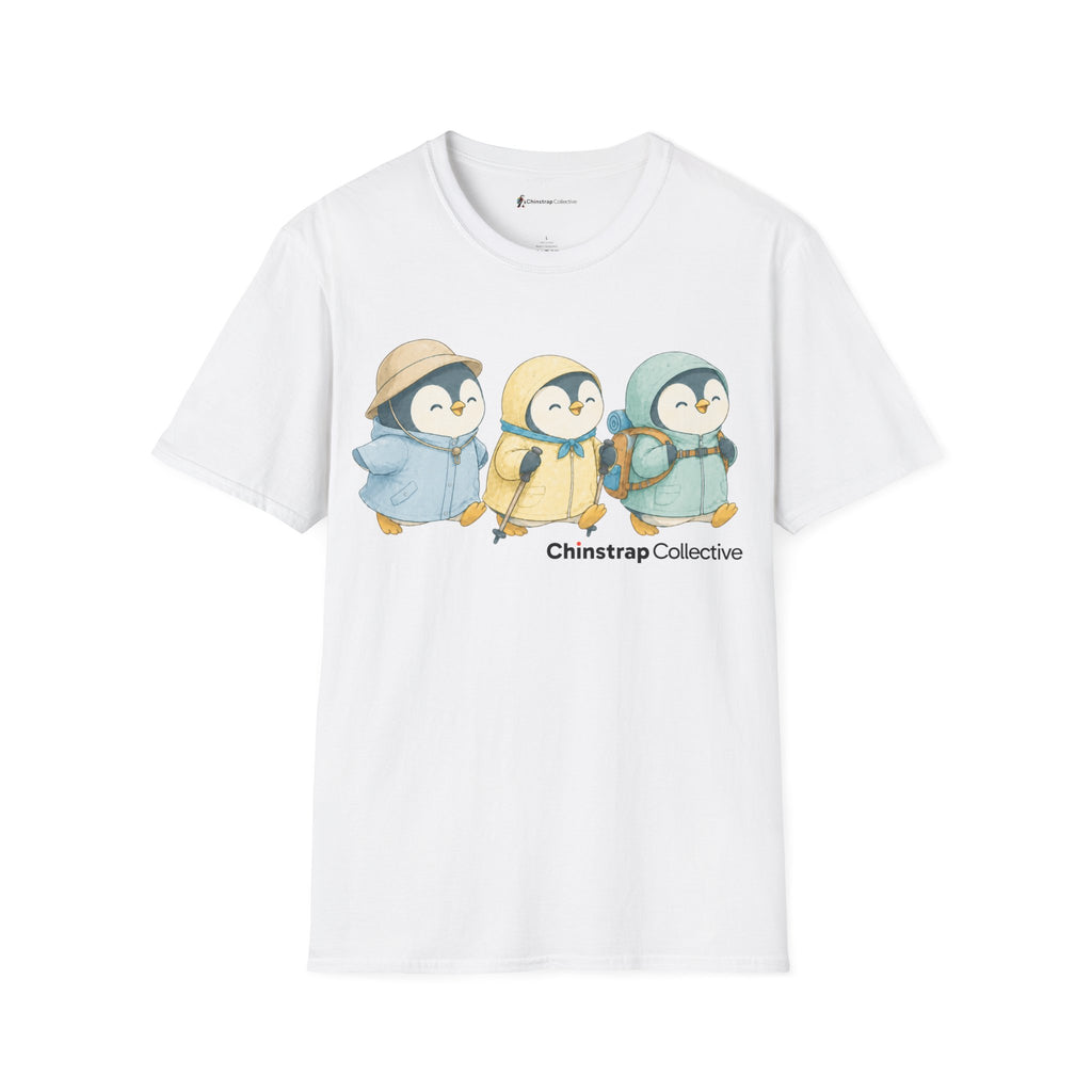 Rainy Hike Penguins penguin T-shirt in White