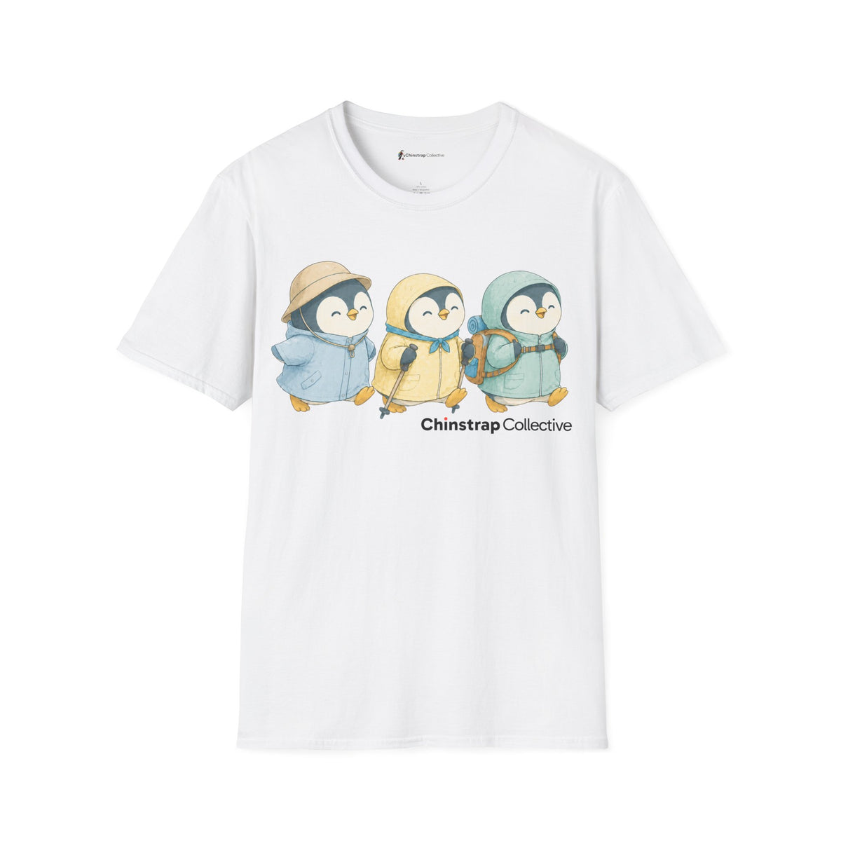 Rainy Hike Penguins penguin T-shirt in White