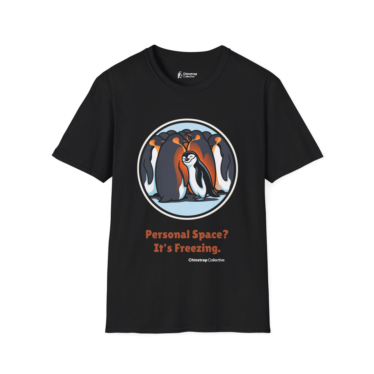 Borrowed Warmth T-Shirt, Bold Sticker Style, Lightweight Fabric