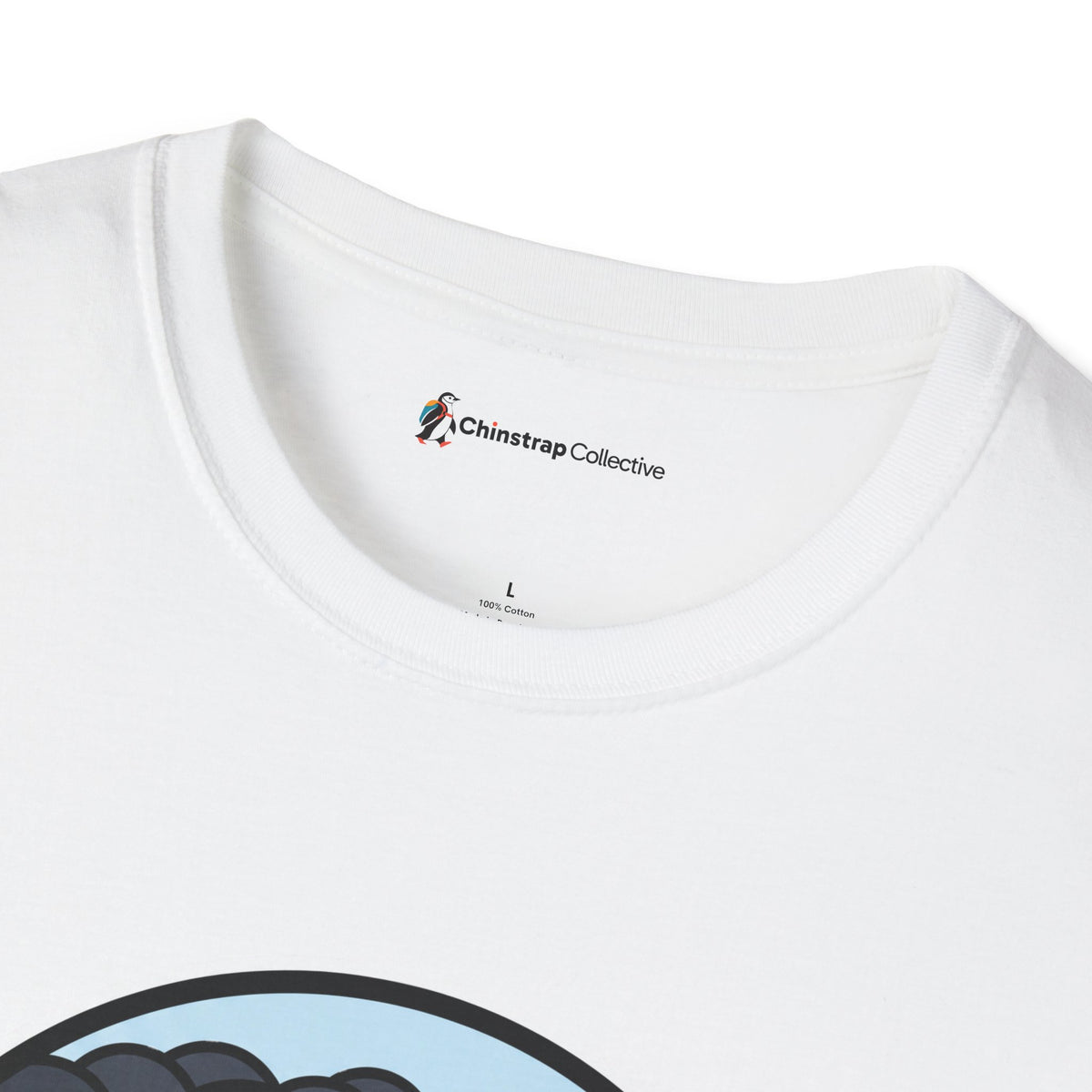 Borrowed Warmth T-Shirt, Bold Sticker Style, Lightweight Fabric
