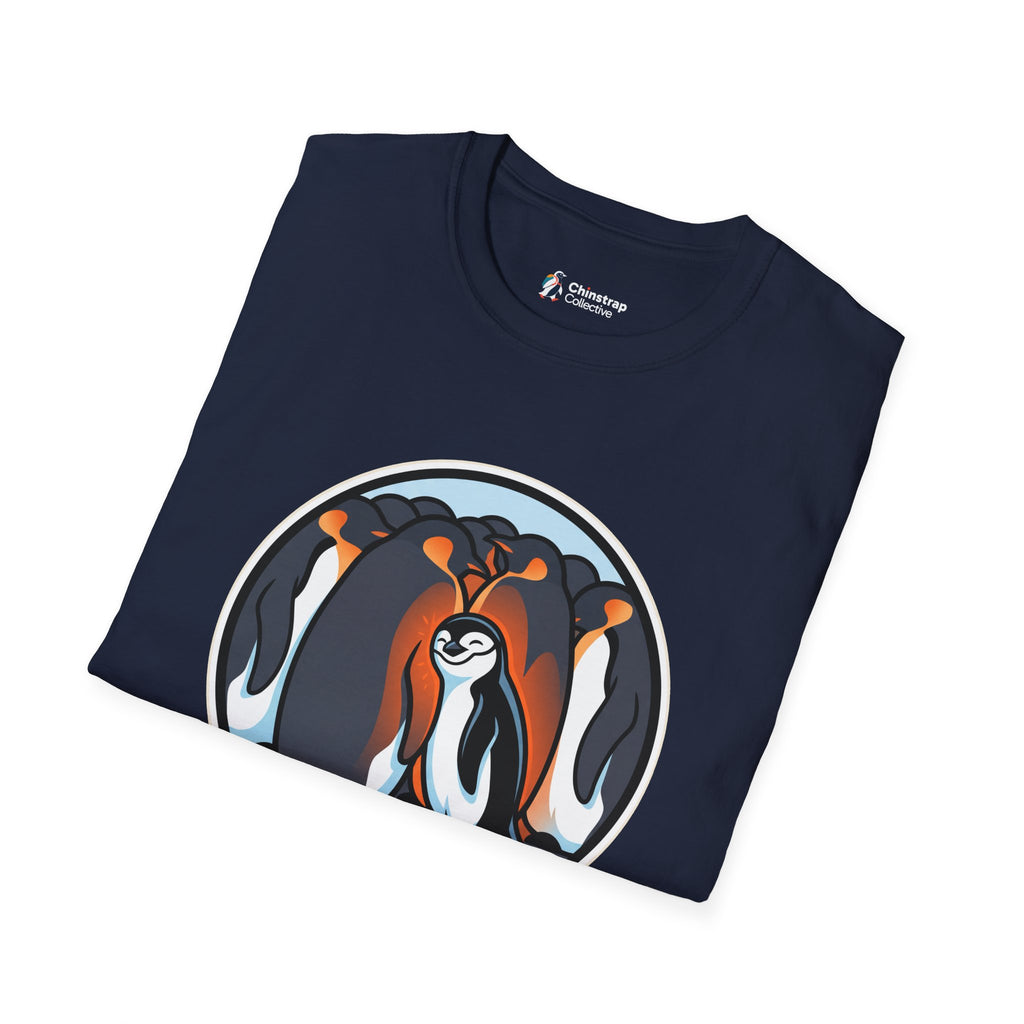 Borrowed Warmth T-Shirt, Bold Sticker Style, Lightweight Fabric