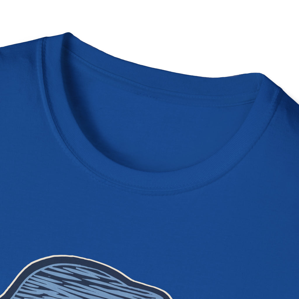 Field Work T-Shirt, Linocut Style, Lightweight Fabric