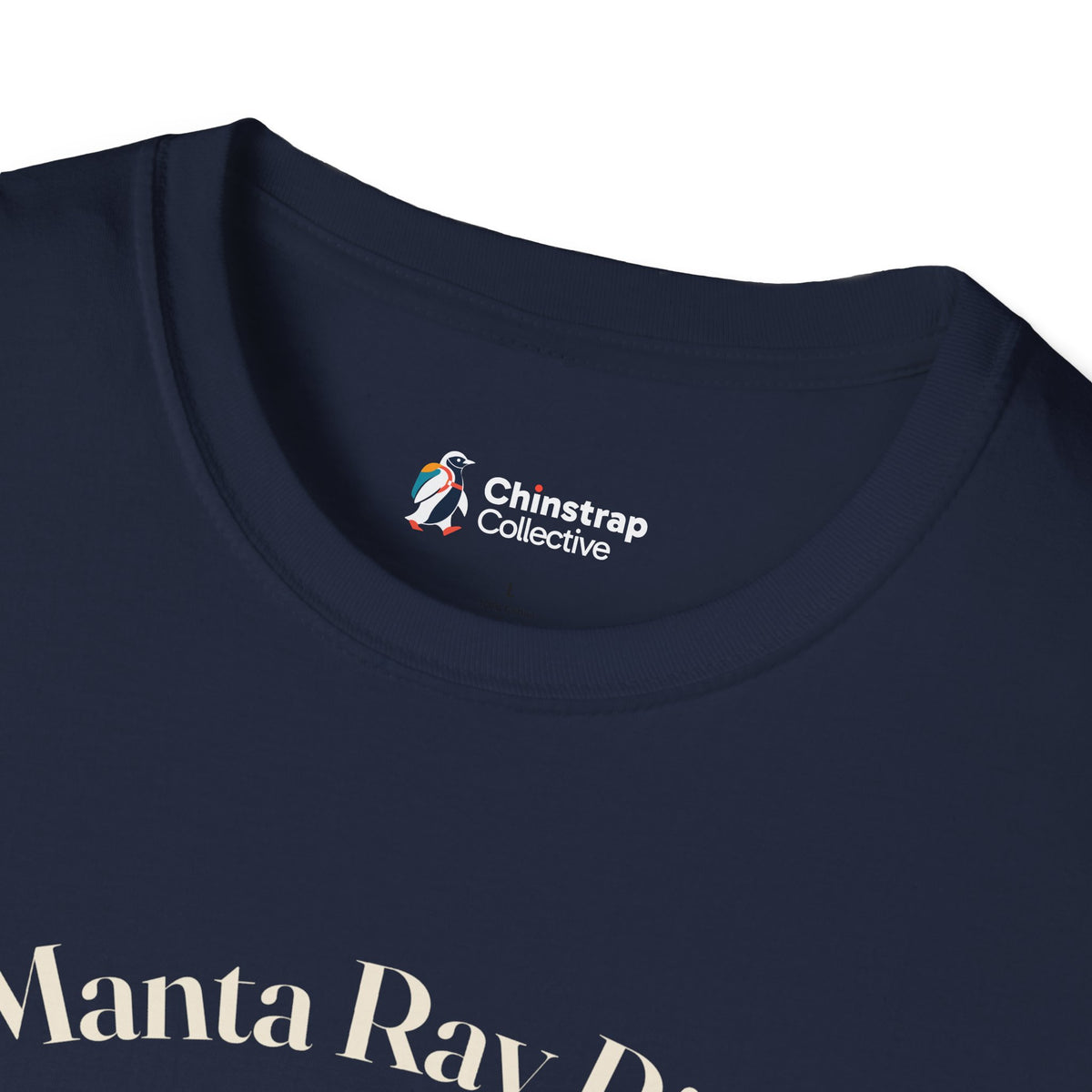Manta Ray Meeting T-Shirt, Storybook Flat Style, Lightweight Fabric