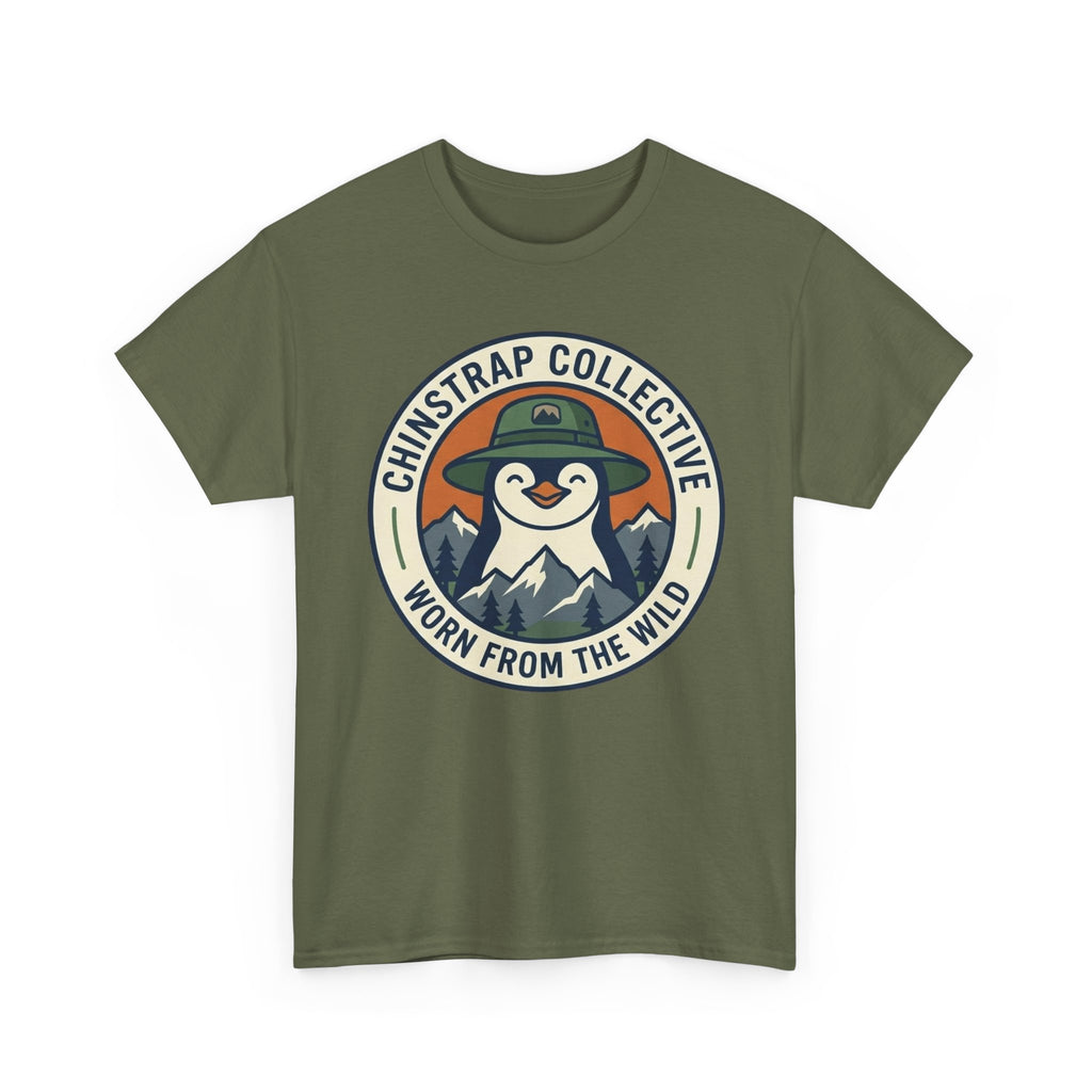 Penguin Patch penguin T-shirt in Military Green