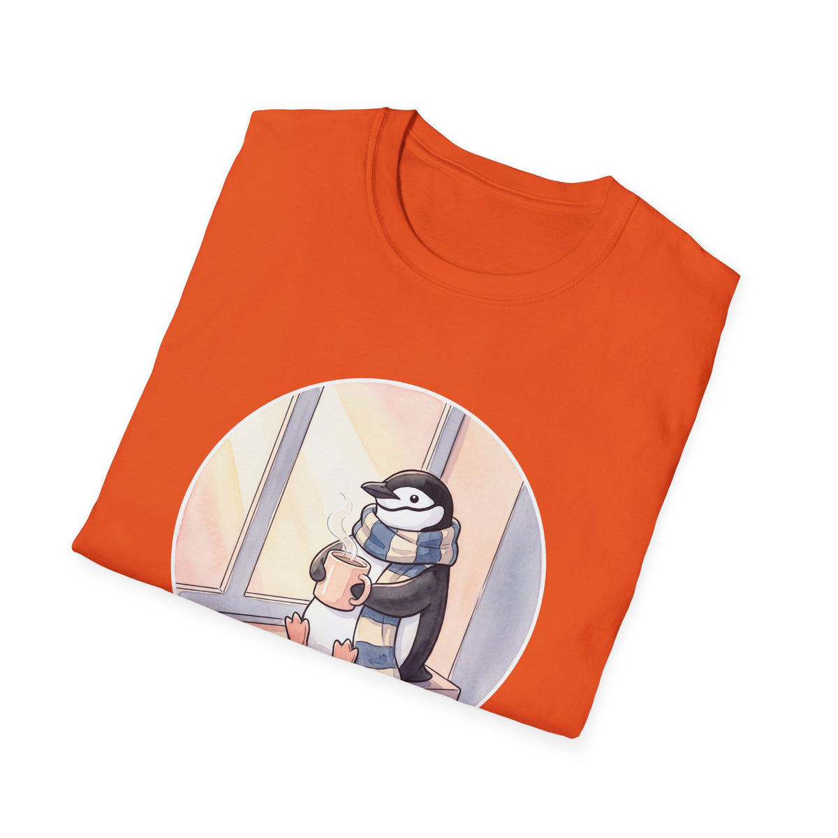 Thawing Out T-Shirt, Watercolour and Ink Style, Lightweight Fabric