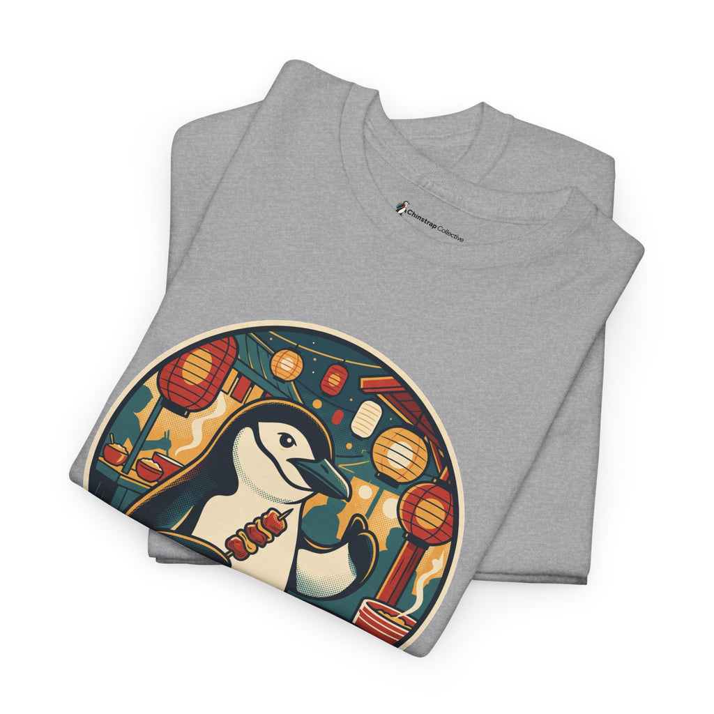 The Night Market Critic T-shirt in Sport Grey, folded