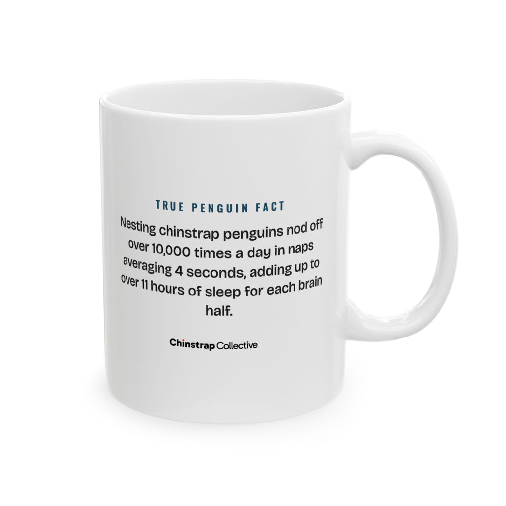 Running on Microsleeps Mug by Chinstrap Collective